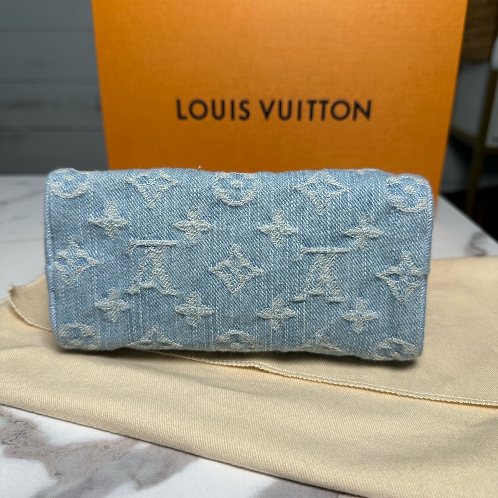 SOLD ❌❌❌Louis Vuitton Denim Nano Speedy NEW NEVER WORN - Picture 6 of 15